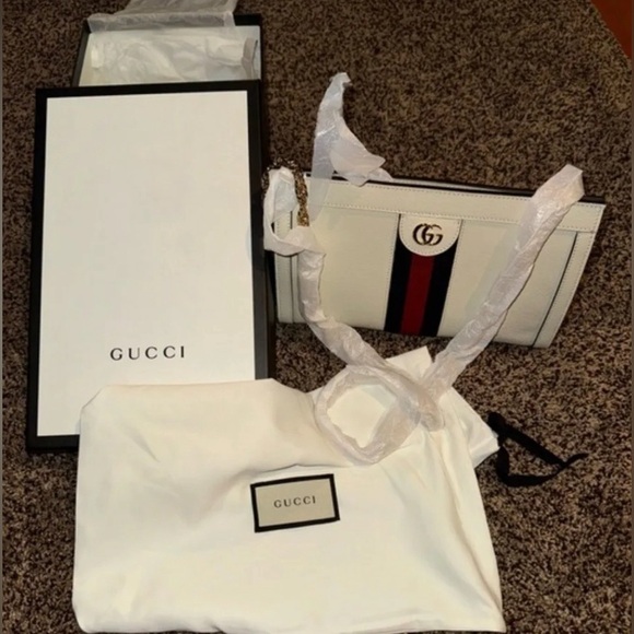 SOLD NEW Gucci Calfskin GG Ophidia Chain Shoulder / Crossbody Bag - Picture 4 of 10